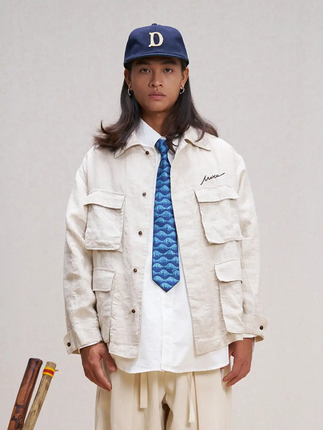 UNLIMITED MOTE | Multi-Pocket Linen Shirt
