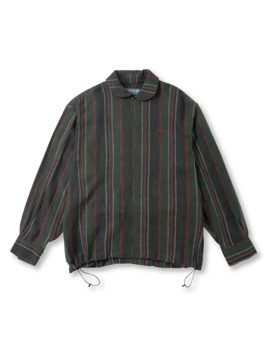 UNLIMITED MOTE | Striped Drawstring Jacket