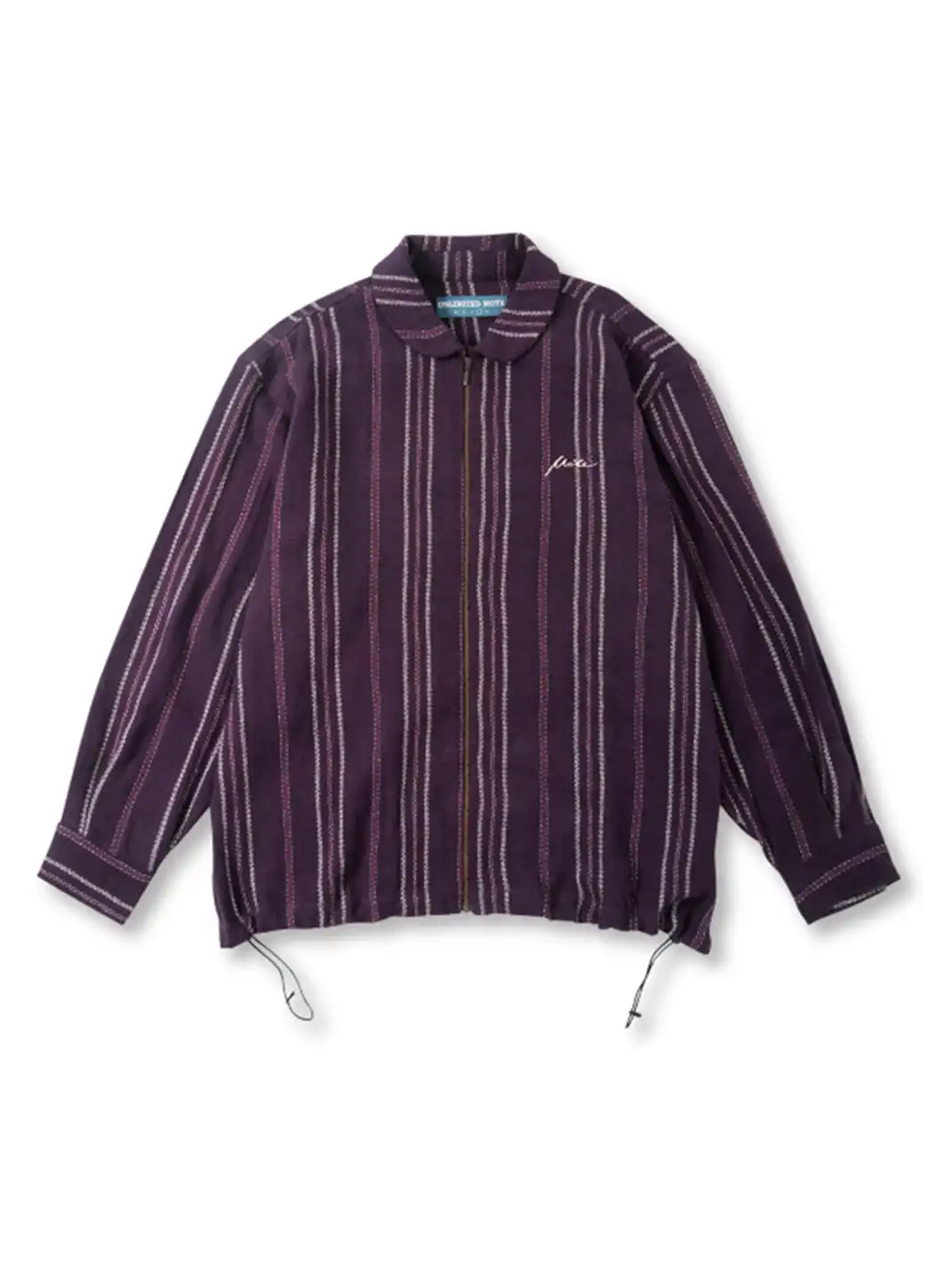 UNLIMITED MOTE | Striped Drawstring Jacket
