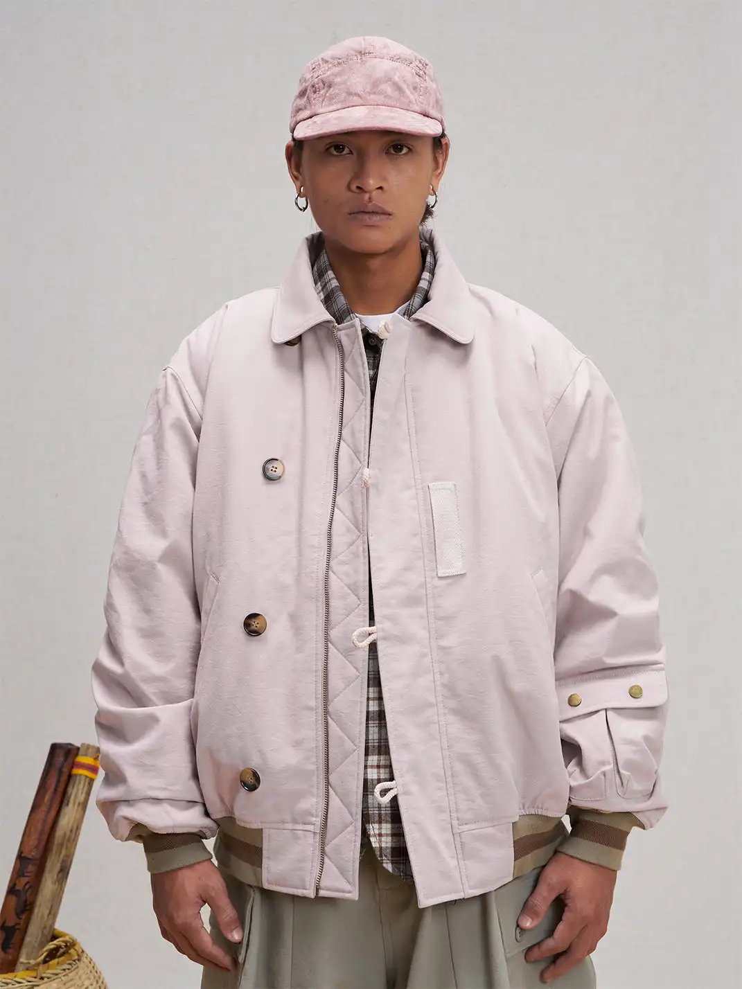 UNLIMITED MOTE | Three-button Flight Jacket