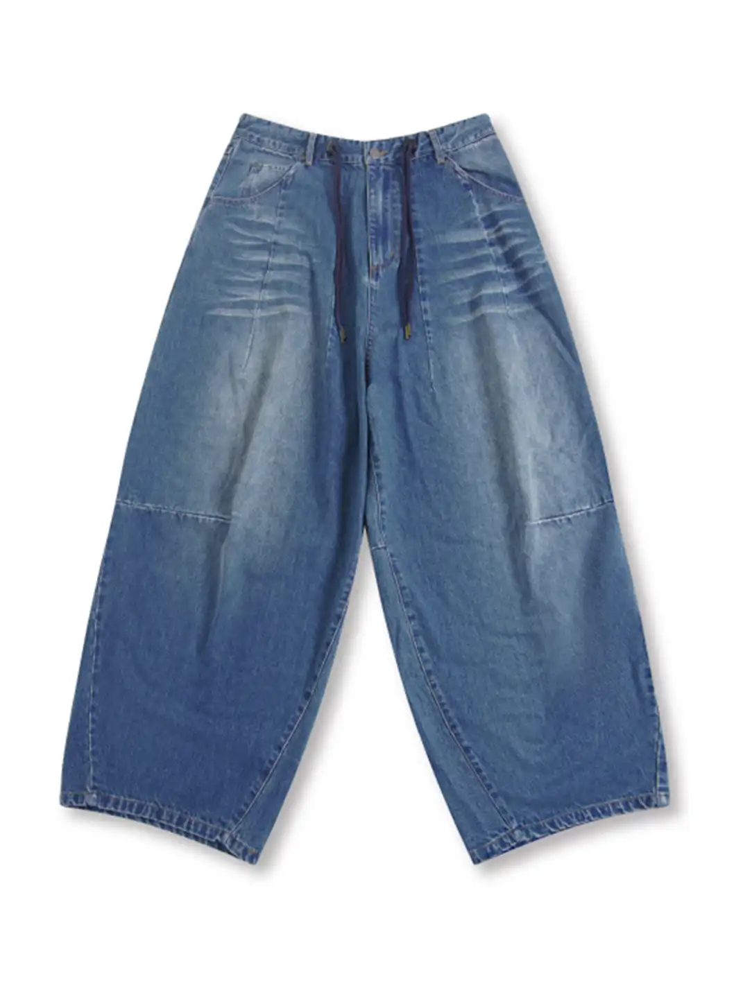 UNLIMITED MOTE | Drawstring Wide-leg Jeans