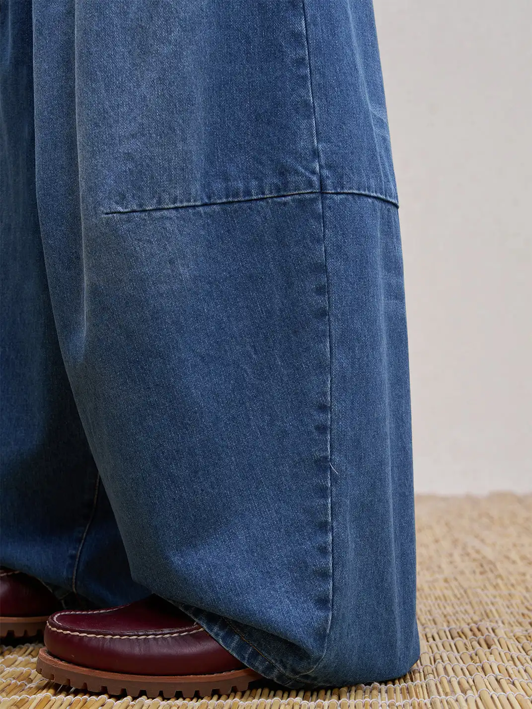 UNLIMITED MOTE | Drawstring Wide-leg Jeans