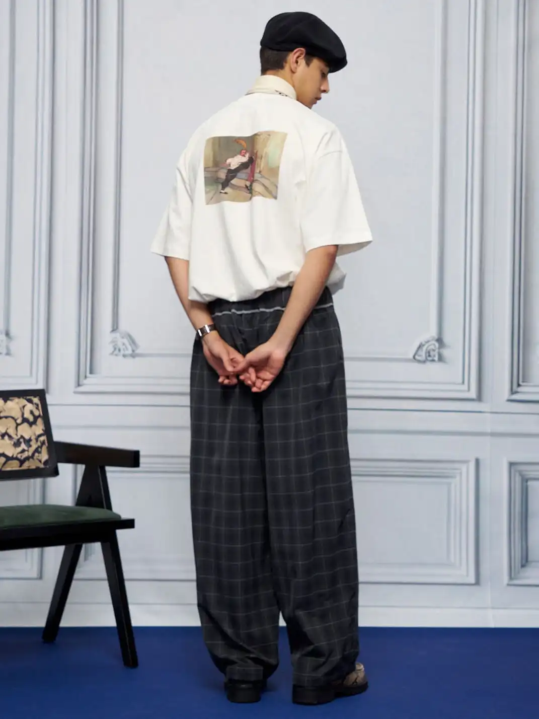 UNLIMITED MOTE | Pleated Drawstring Wide-Leg Pants