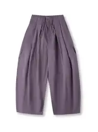 UNLIMITED MOTE | Solid Color Striped Trousers