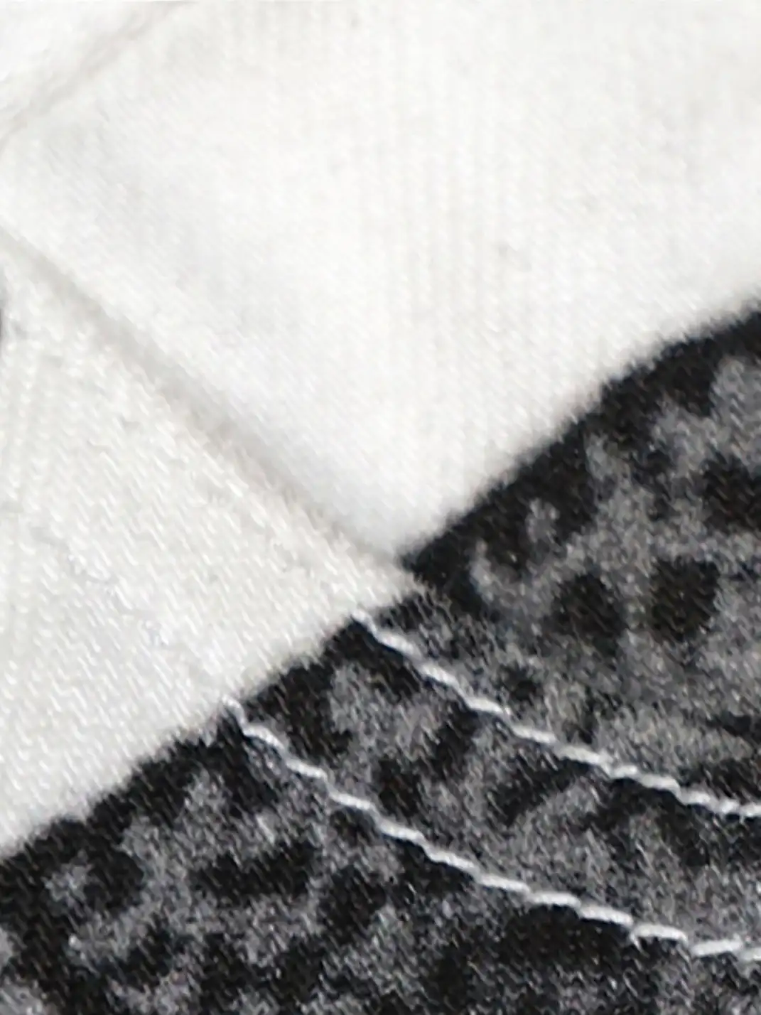 VINKID | Faux-Layered Dove Graphic Contrast Panel Jeans