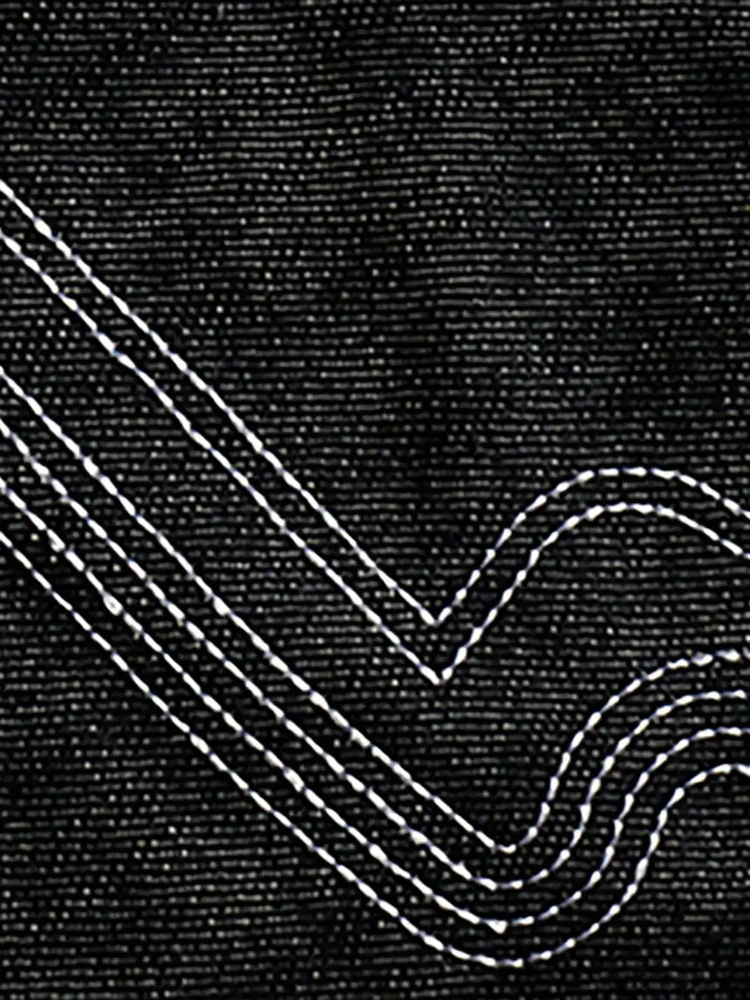 VINKID | Embroidered Dove Stitched Selvedge Jeans