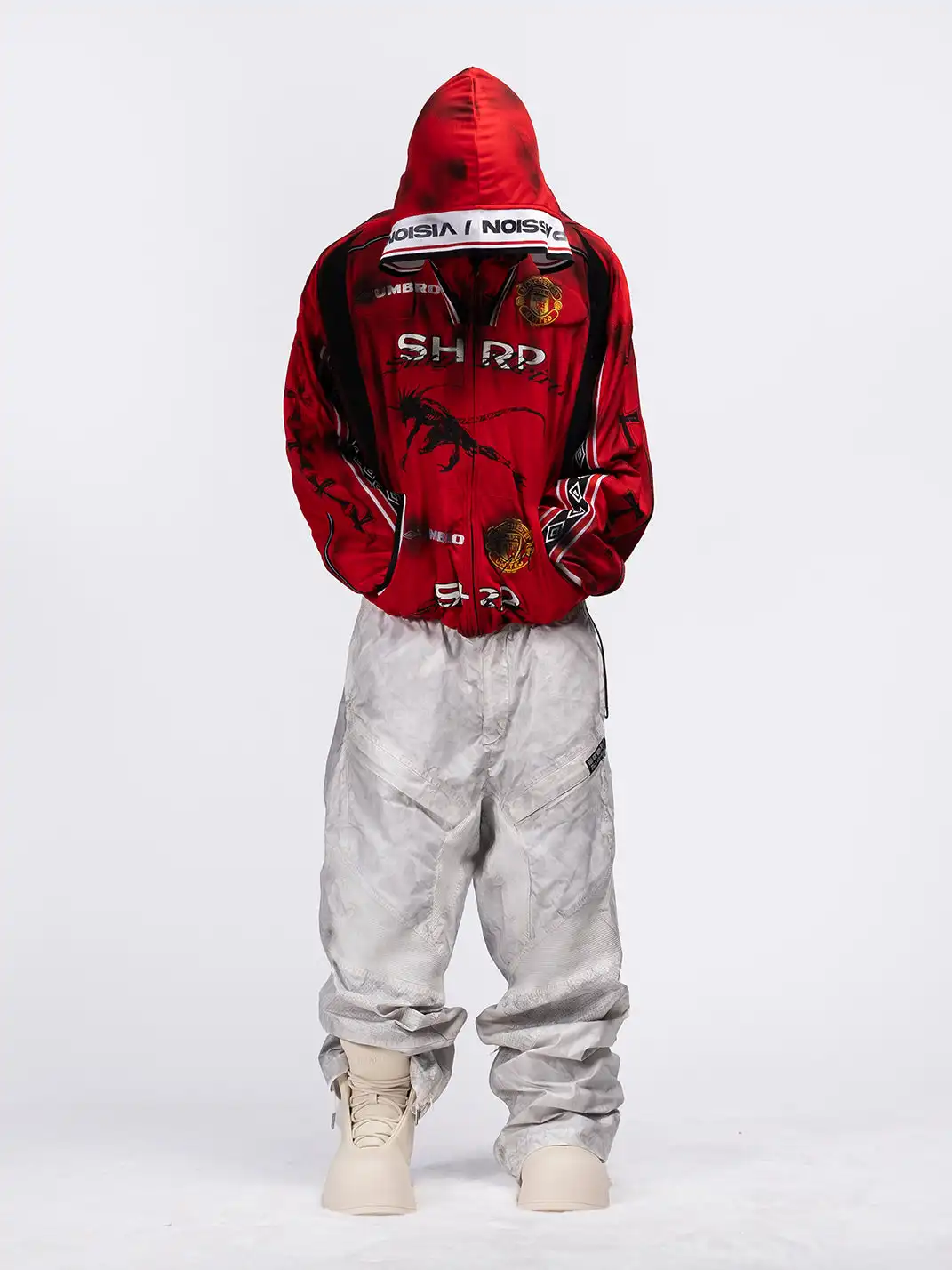 FVVO | Glossy Multi-Angle Patchwork Pants