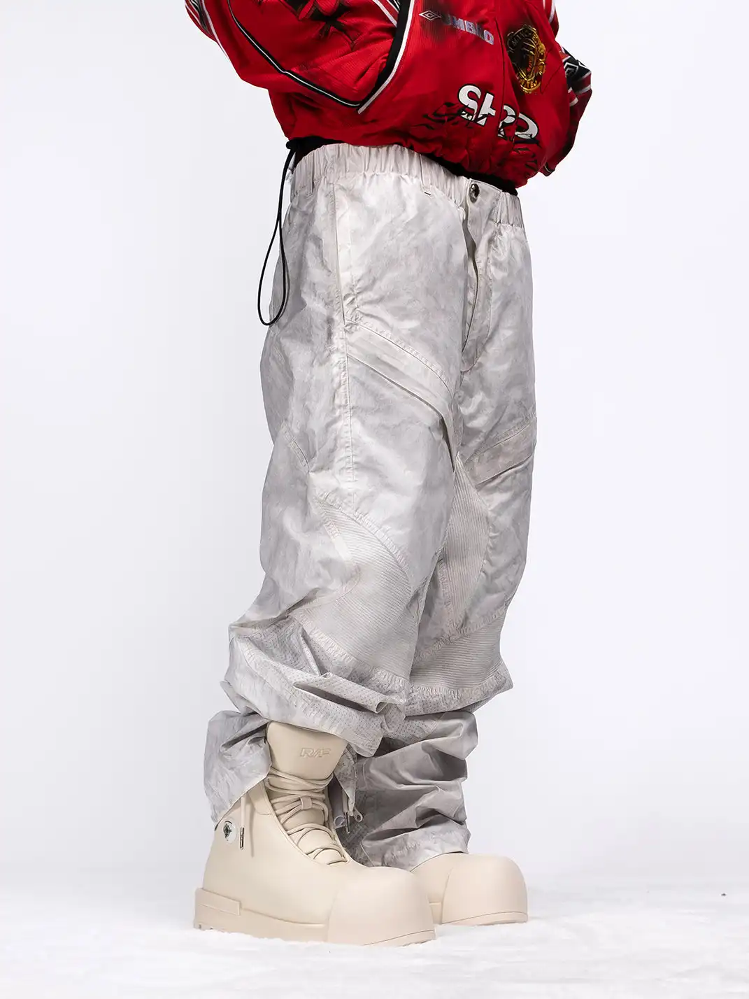 FVVO | Glossy Multi-Angle Patchwork Pants