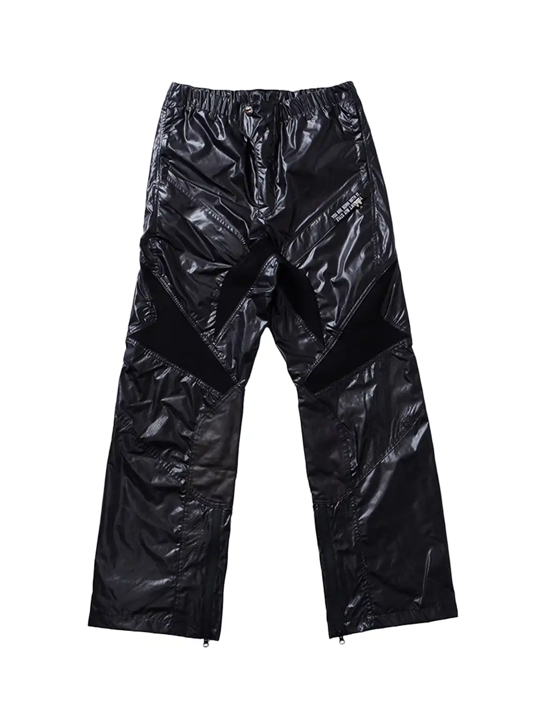 FVVO | Glossy Multi-Angle Patchwork Pants