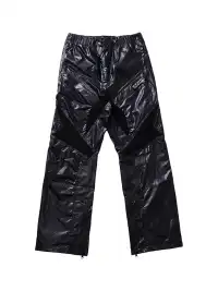 FVVO | Glossy Multi-Angle Patchwork Pants