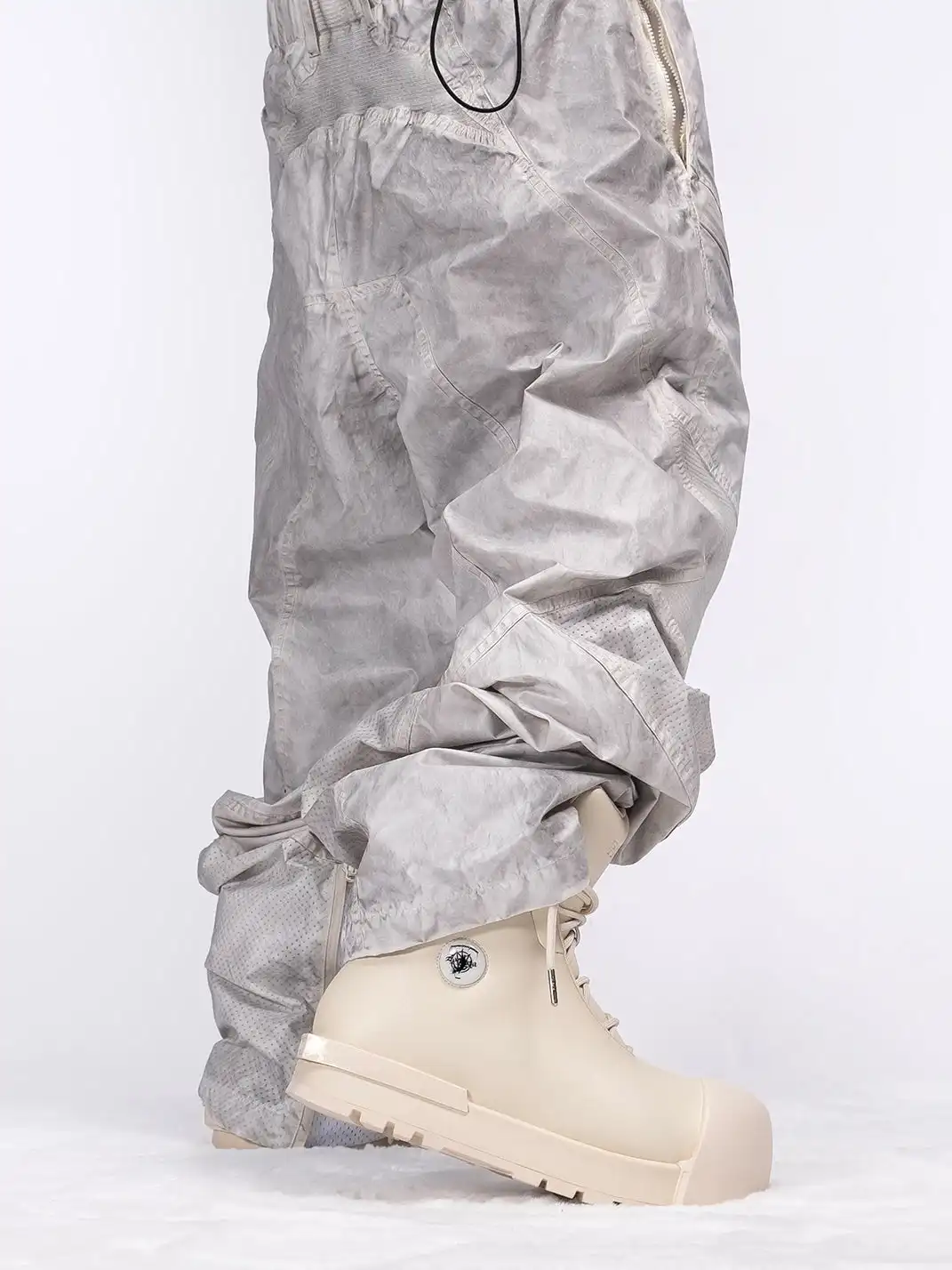 FVVO | Glossy Multi-Angle Patchwork Pants