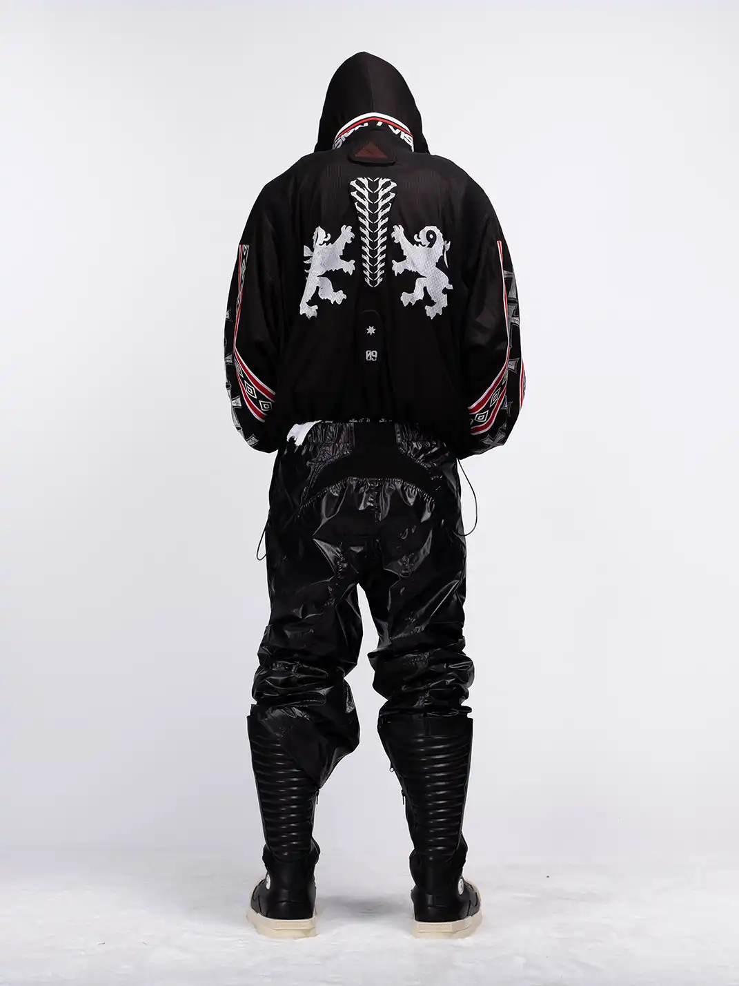 FVVO | Glossy Multi-Angle Patchwork Pants