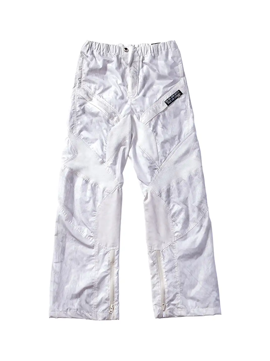 FVVO | Glossy Multi-Angle Patchwork Pants