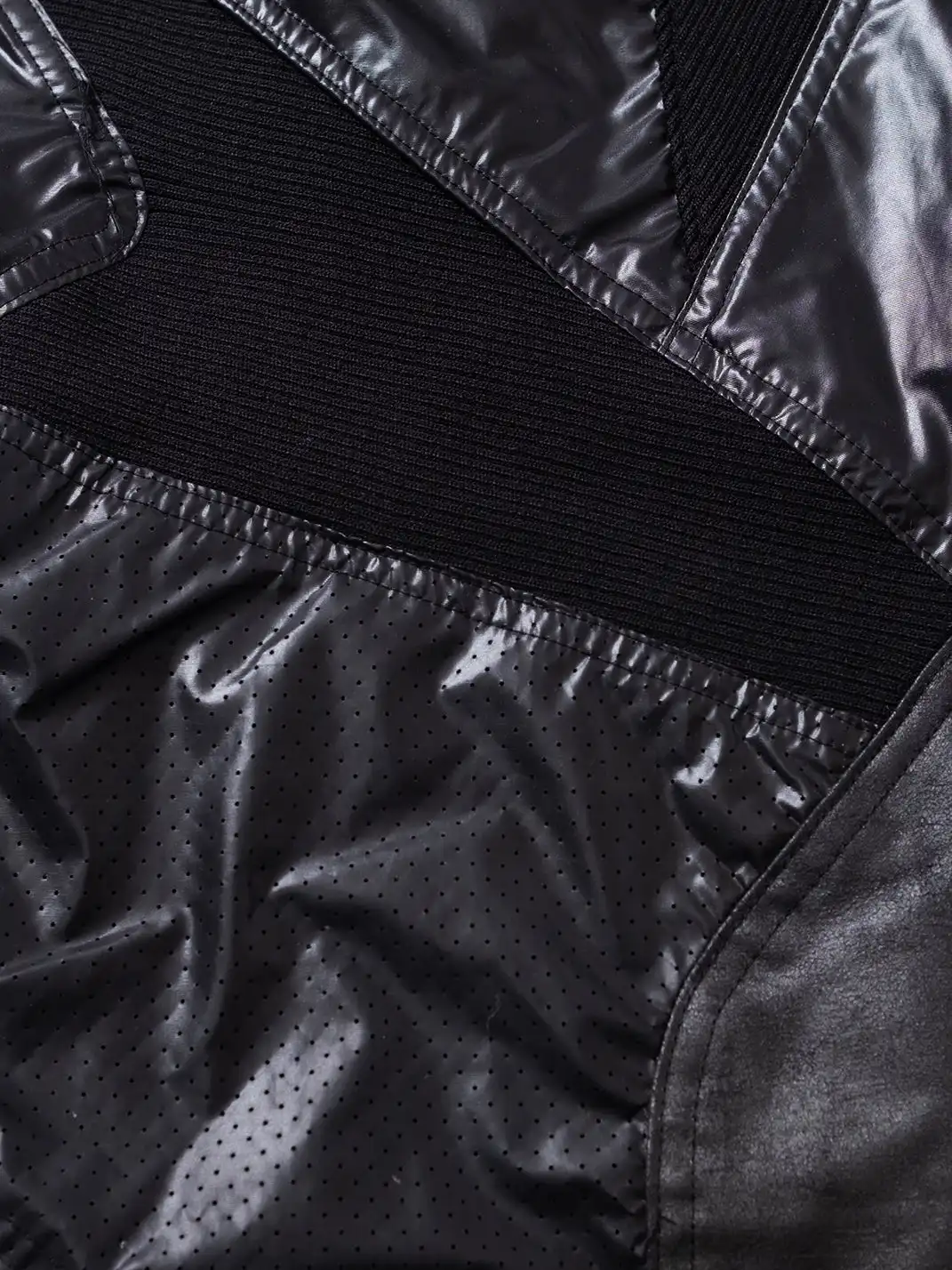 FVVO | Glossy Multi-Angle Patchwork Pants