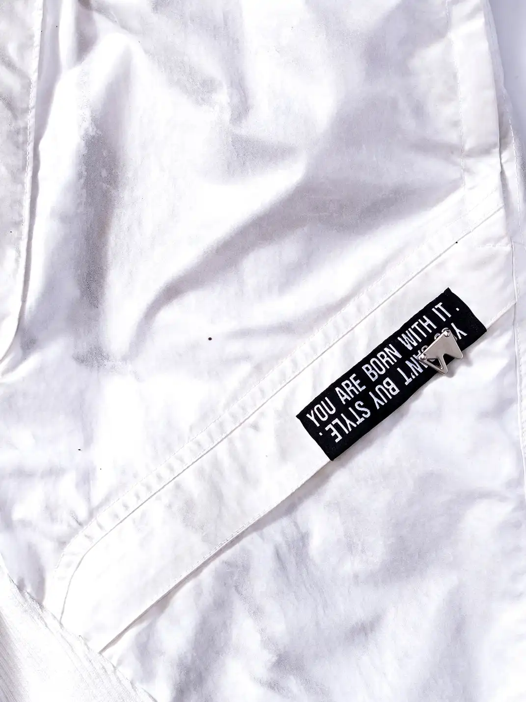 FVVO | Glossy Multi-Angle Patchwork Pants