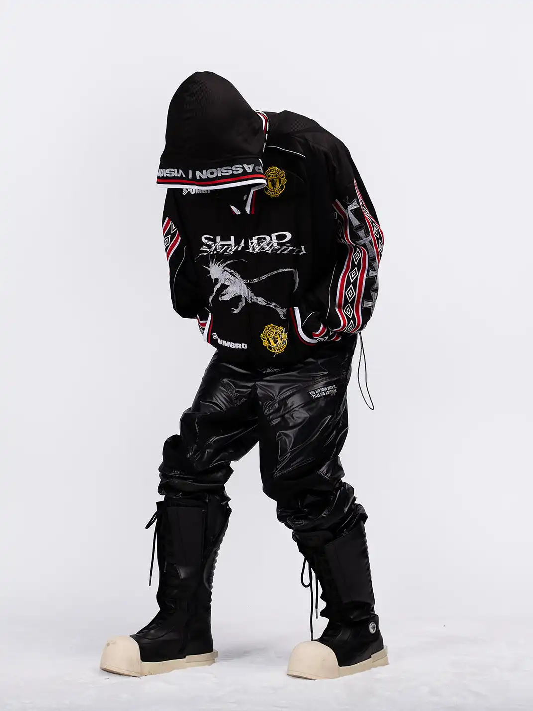 FVVO | Glossy Multi-Angle Patchwork Pants