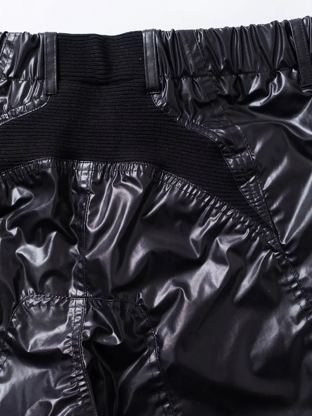 FVVO | Glossy Multi-Angle Patchwork Pants