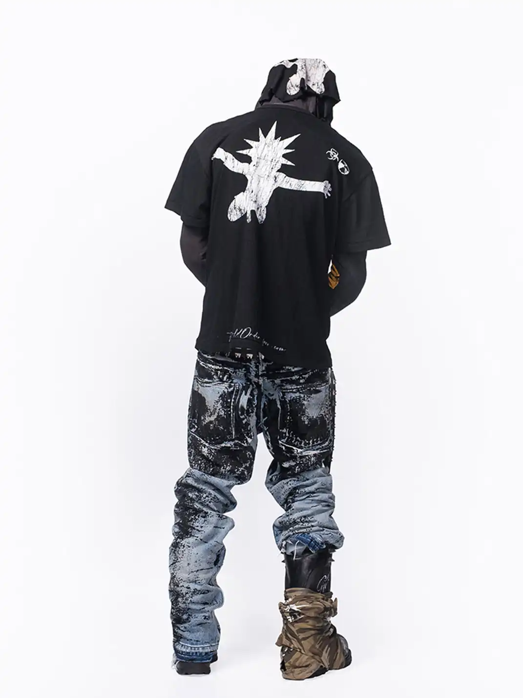 FVVO | Flocked Slant Fly Jeans