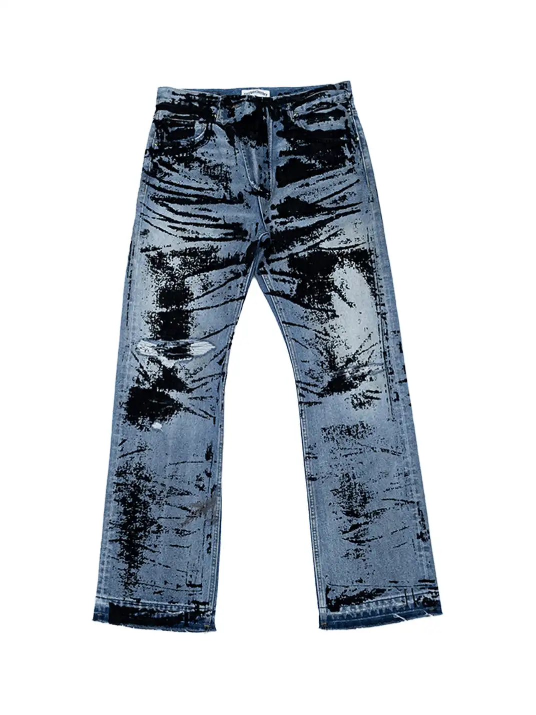 FVVO | Flocked Slant Fly Jeans