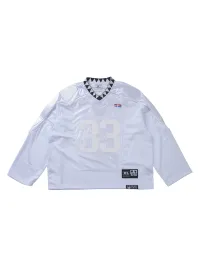 FVVO | Padded Shoulder V-Neck Jersey
