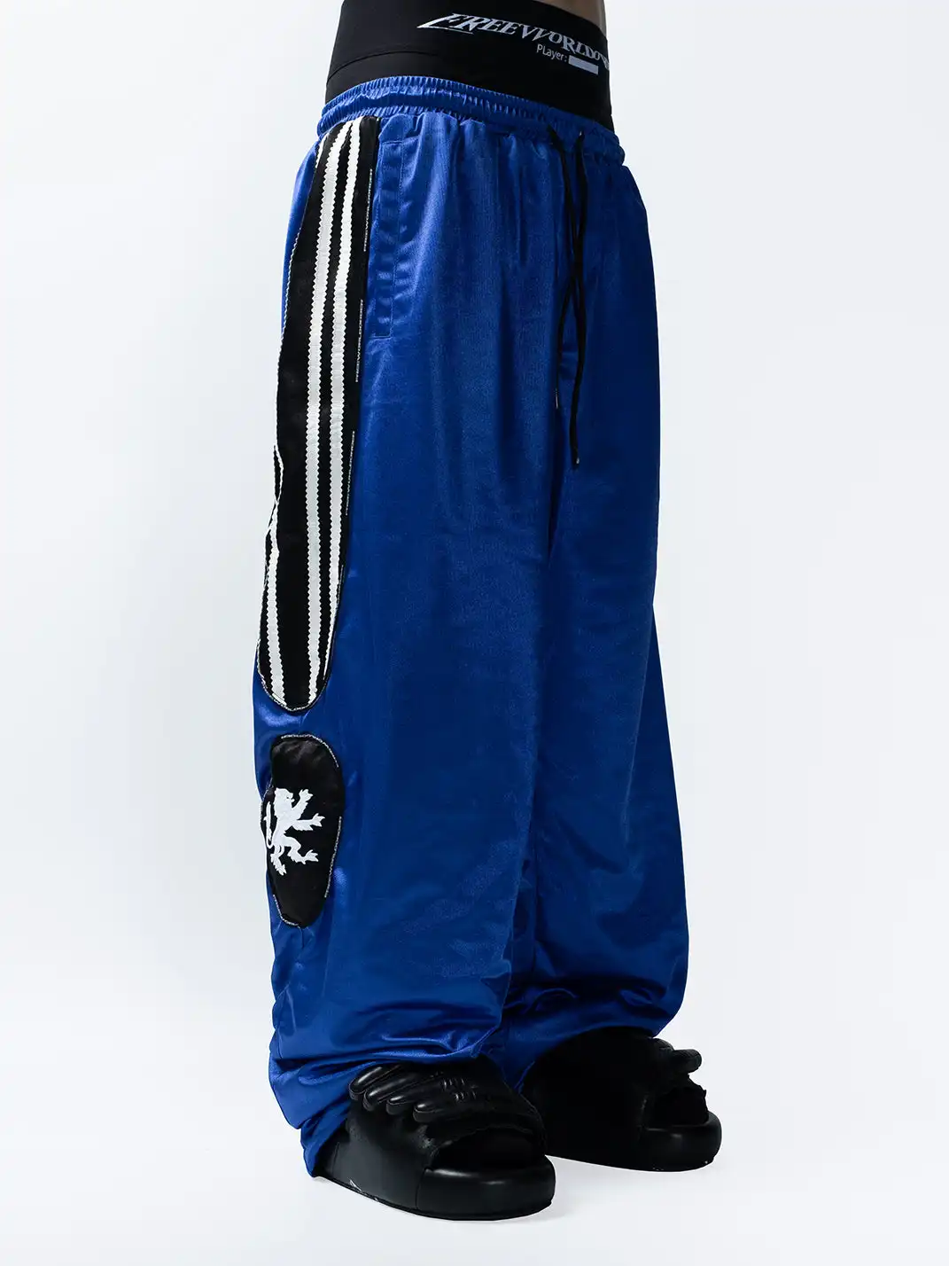 FVVO | Wolf Print Embroidered Sweatpants