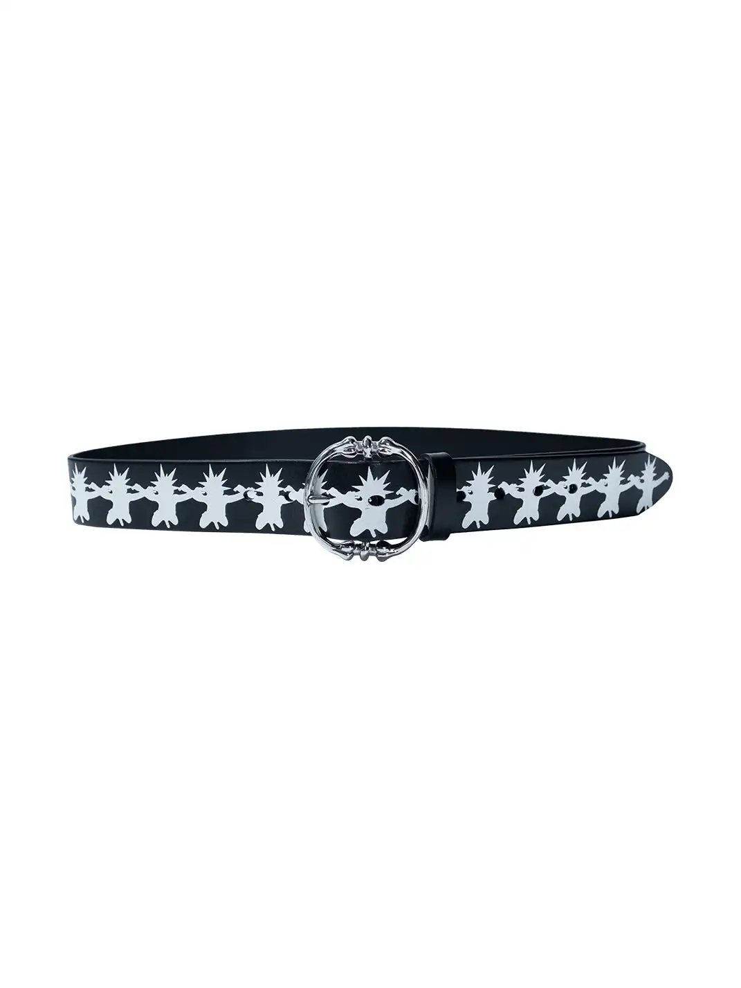 FVVO | Skull Kid Print Punk Leather Belt