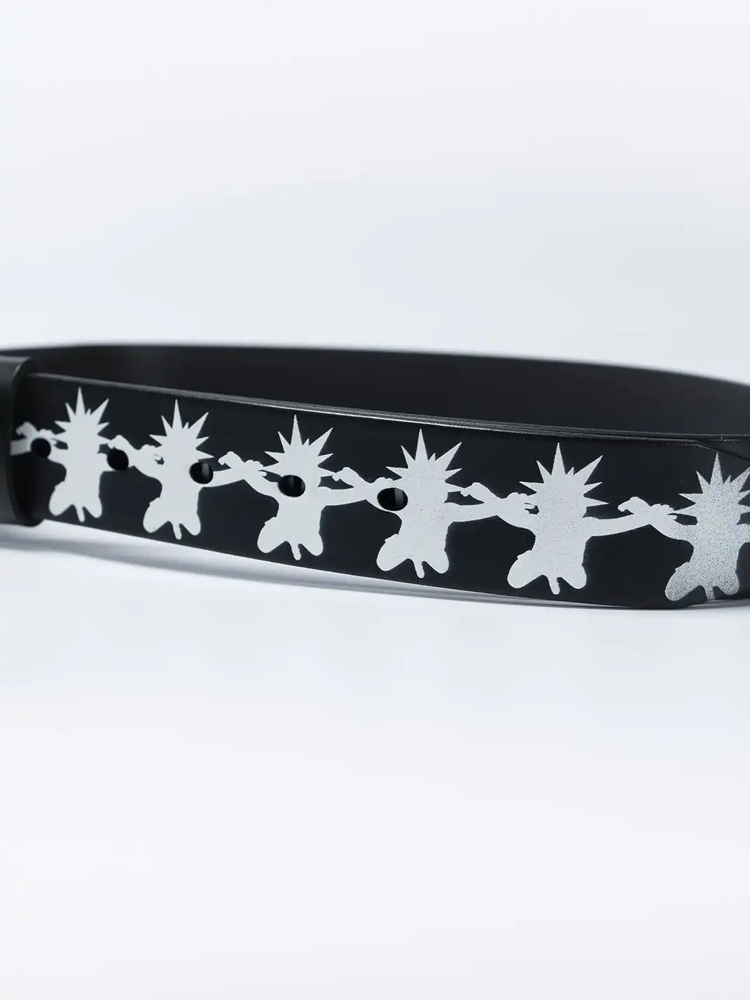 FVVO | Skull Kid Print Punk Leather Belt