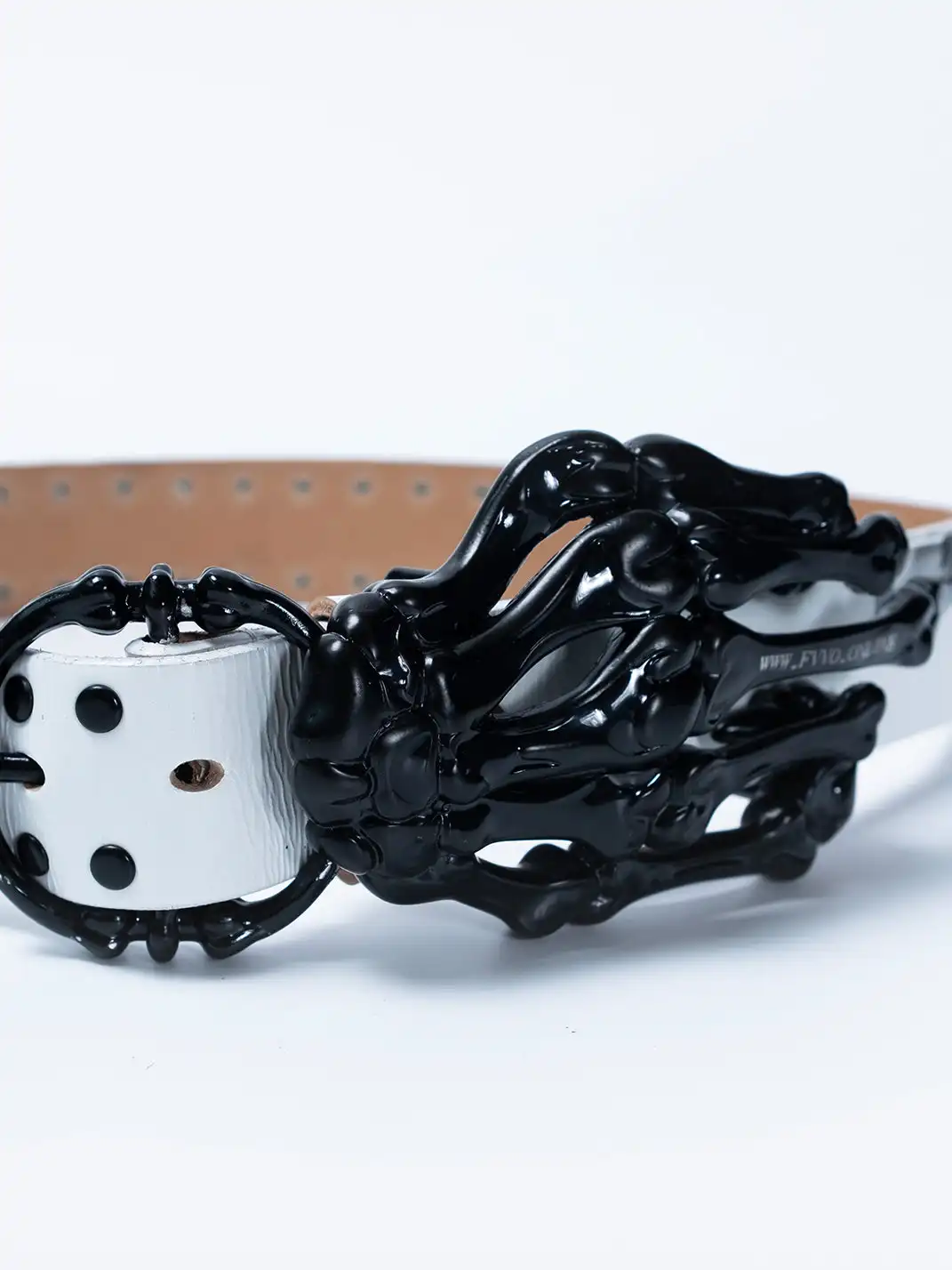 FVVO | Hand Bone Studded Cowhide Belt