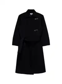 6CRAYON | Quilted Knee-Length Lobster-Clasp Structured Overcoat