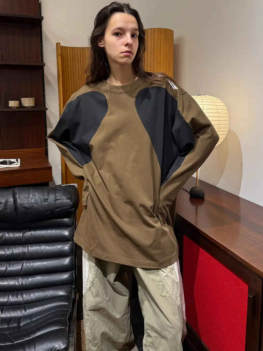 MIICHOUS | Distressed Crewneck Long Sleeve Sweatshirt