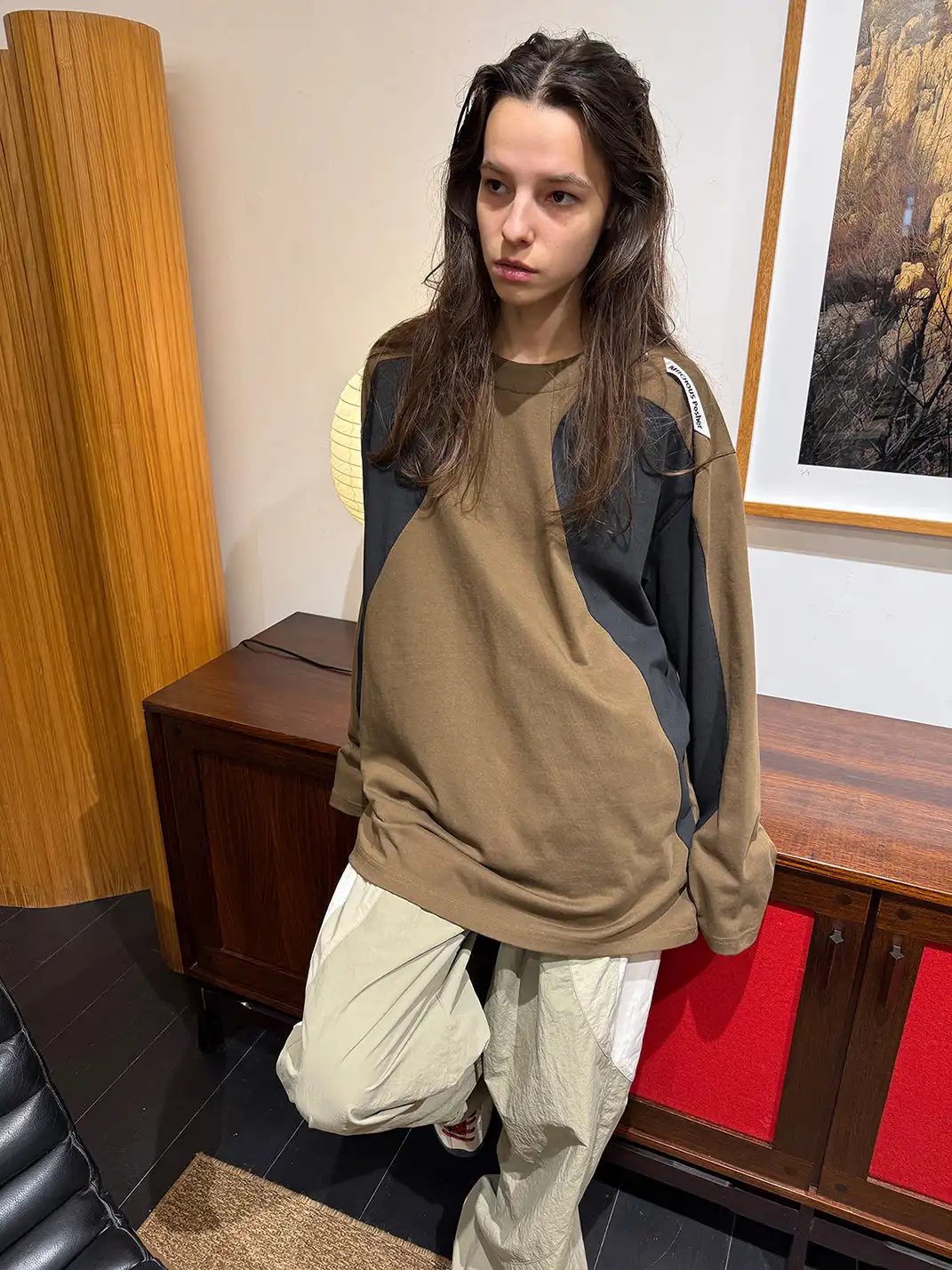 MIICHOUS | Distressed Crewneck Long Sleeve Sweatshirt