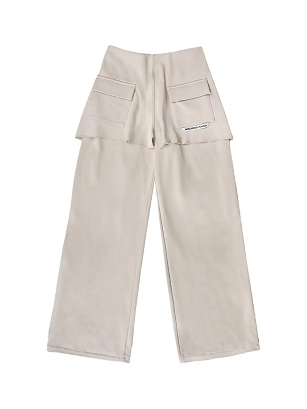 MIICHOUS | Layered Faux Skirt Cotton Sweatpants