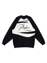 MIICHOUS | Applique Embroidery Varsity Sweatshirt Jacket