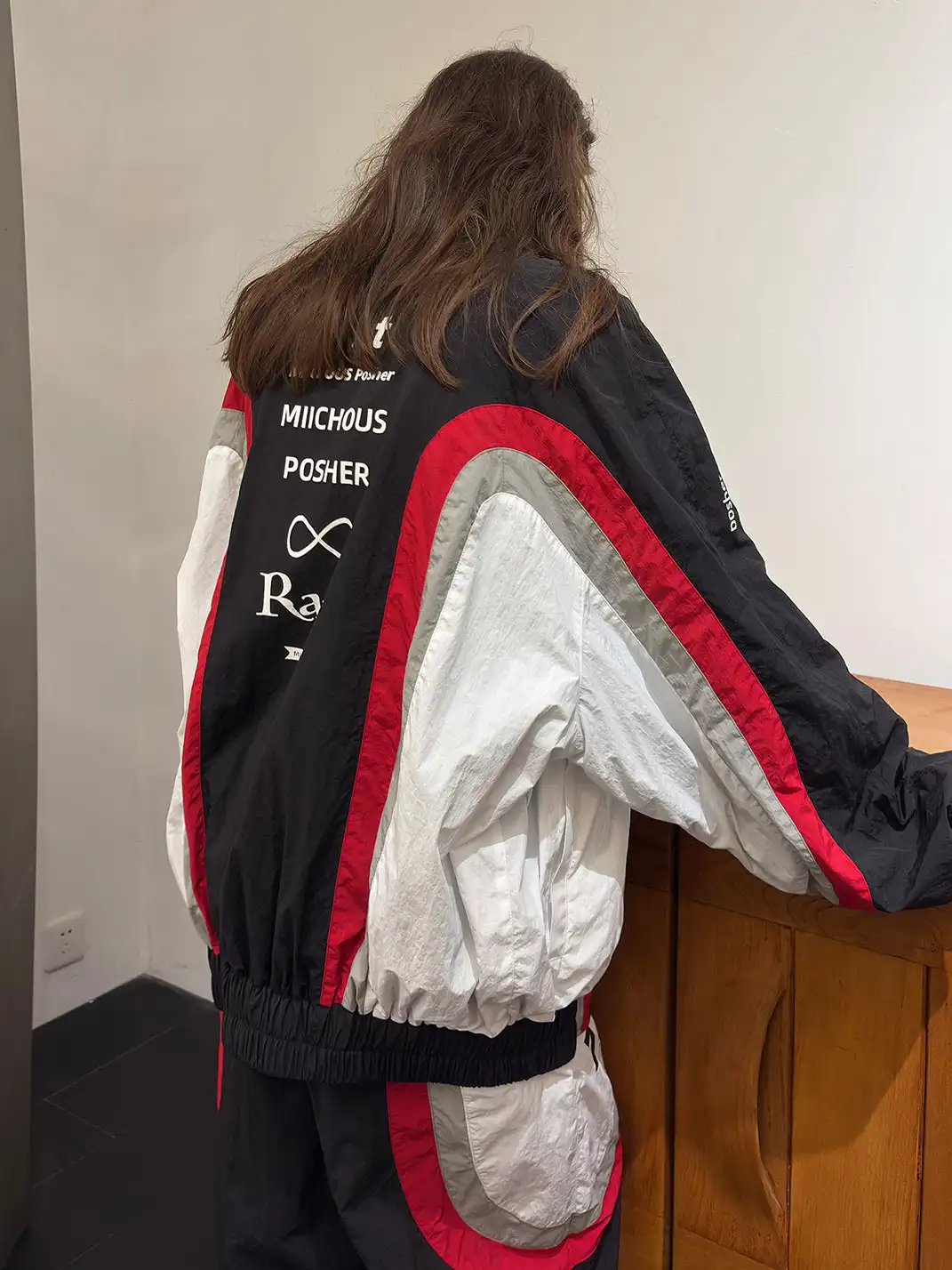 MIICHOUS | Racing Panel Padded Jacket Set