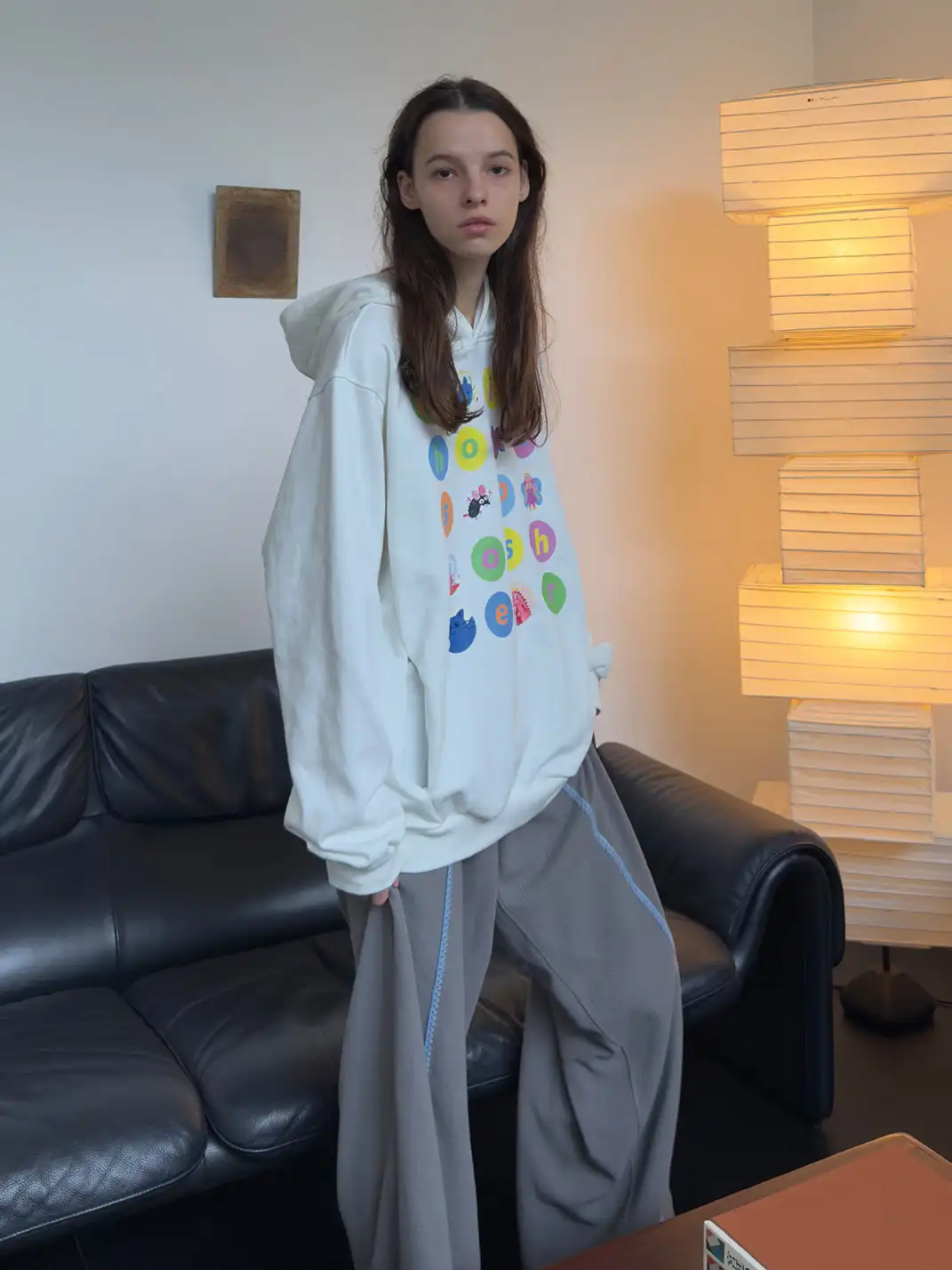 MIICHOUS | Cartoon Polka Dot Heavyweight Cotton Hoodie