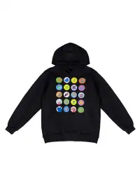 MIICHOUS | Cartoon Polka Dot Heavyweight Cotton Hoodie