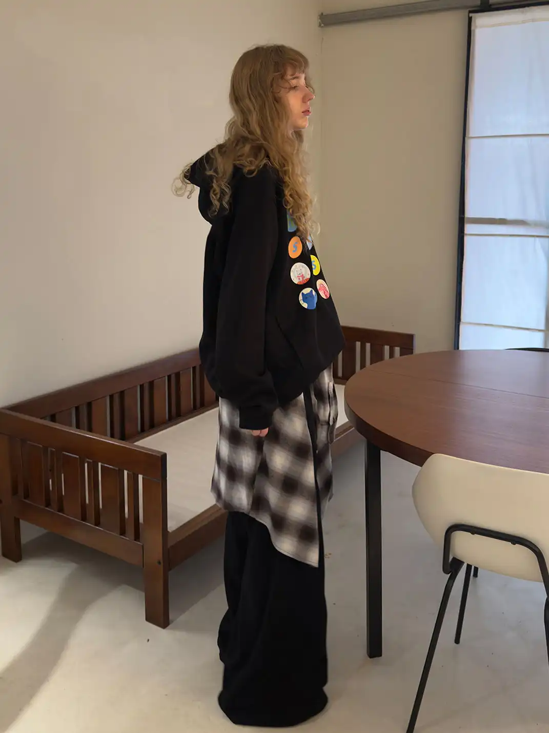 MIICHOUS | Cartoon Polka Dot Heavyweight Cotton Hoodie
