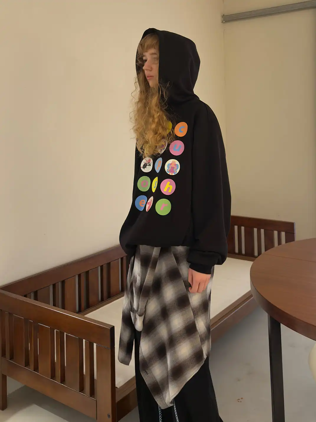 MIICHOUS | Cartoon Polka Dot Heavyweight Cotton Hoodie