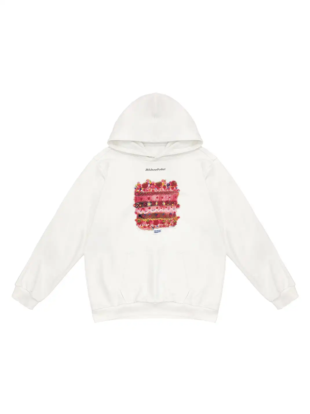 MIICHOUS | Cake Print Heavyweight Cotton Hoodie