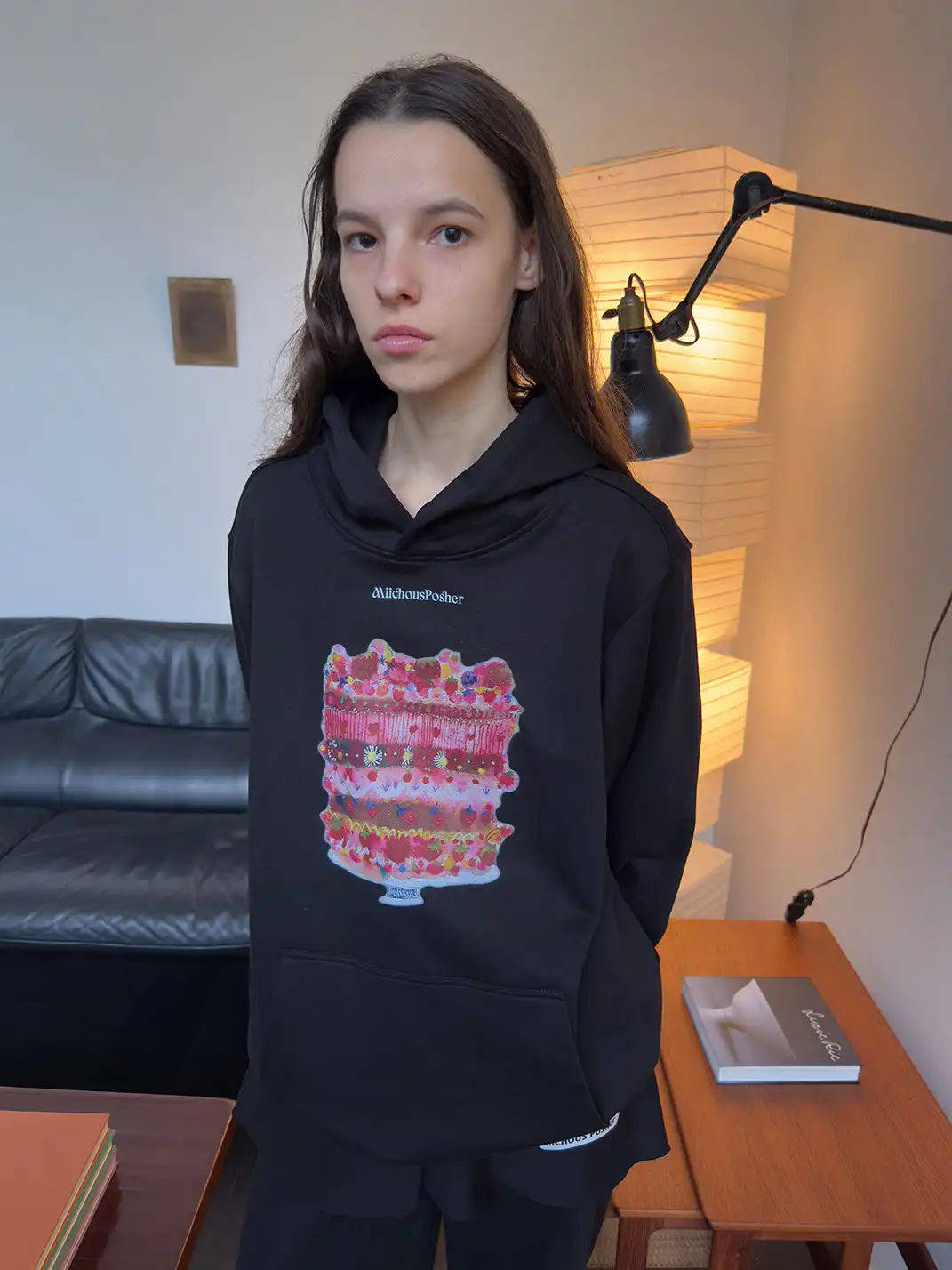 MIICHOUS | Cake Print Heavyweight Cotton Hoodie
