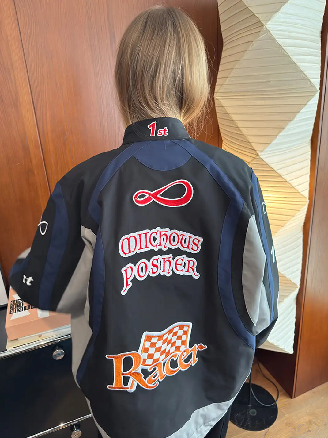 MIICHOUS | Racing Full-Embroidery Heated Padded Jacket