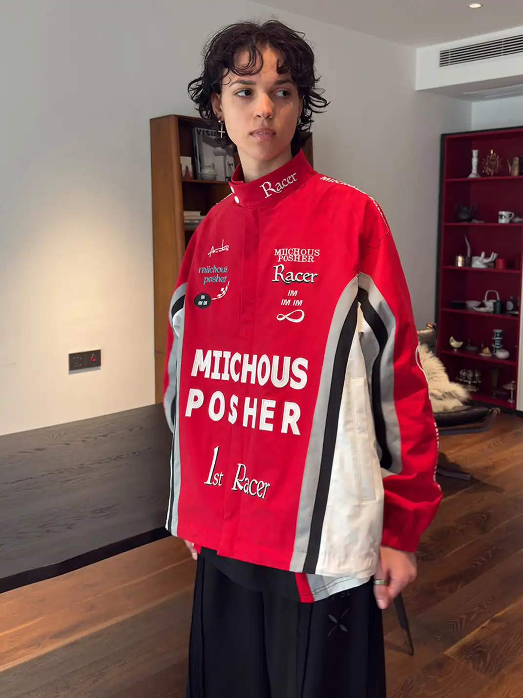MIICHOUS | Fully Embroidered Racing Padded Jacket