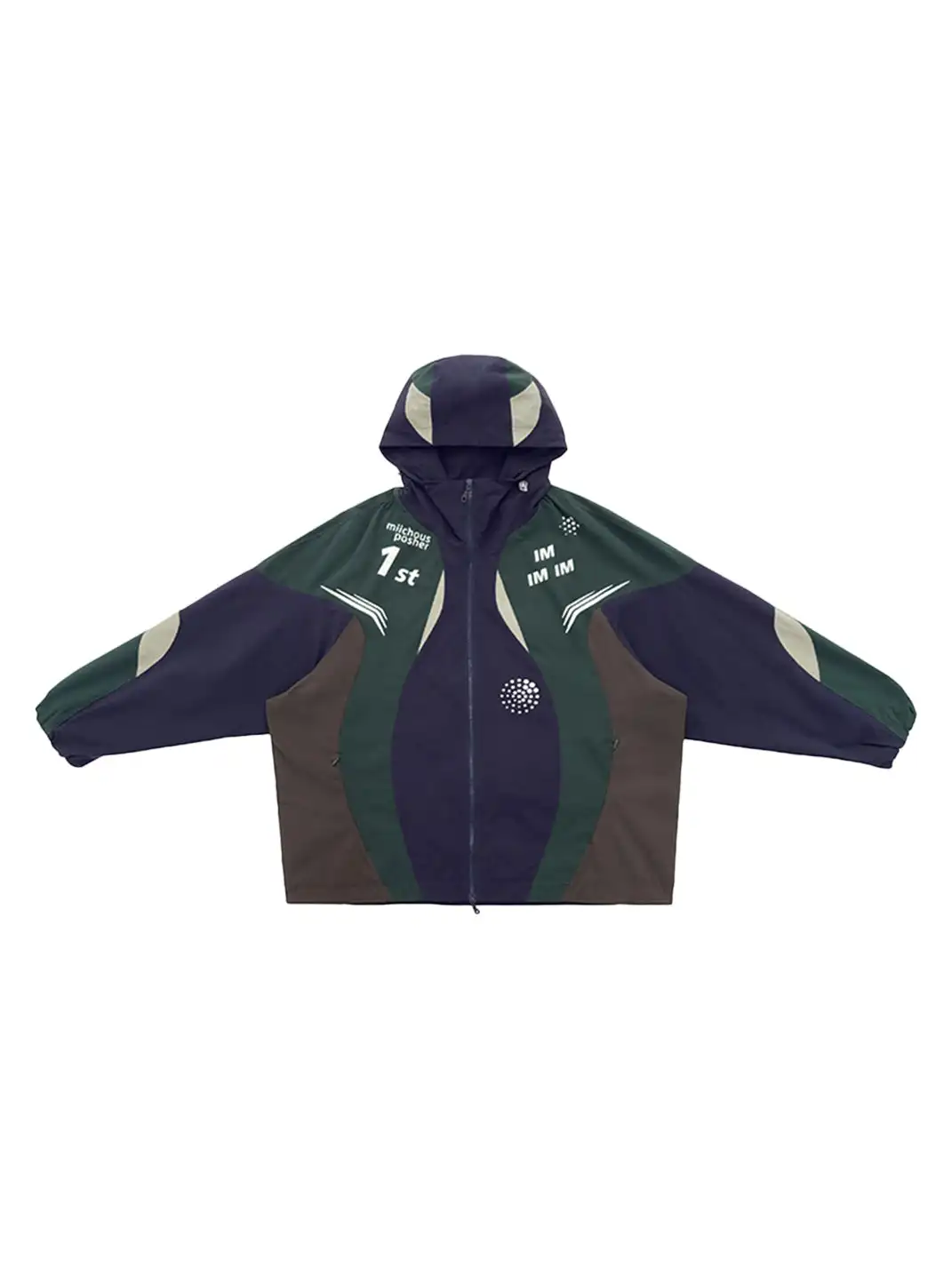 MIICHOUS | Racing Curve Panel Jacket & Pants Set