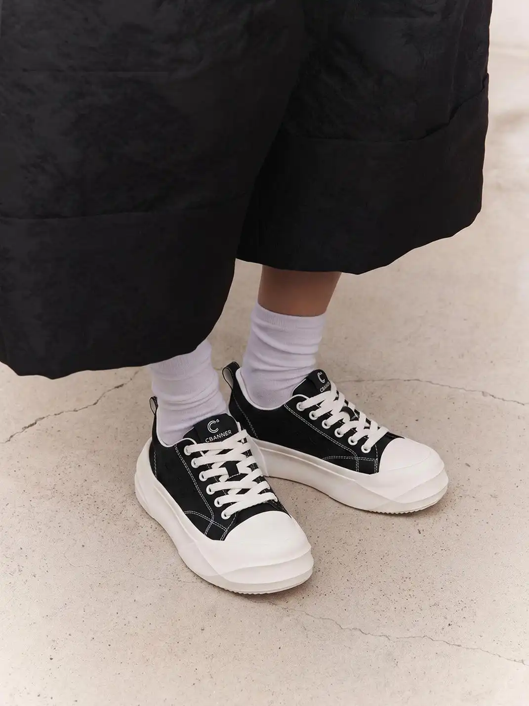 C.BANNER | 4cm Platform Casual Sneakers