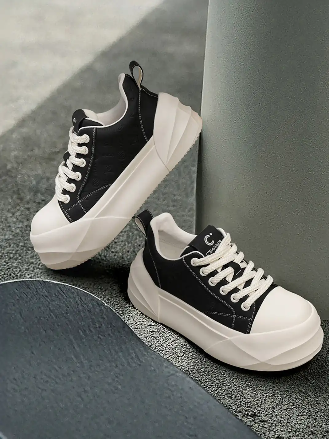 C.BANNER | 4cm Platform Casual Sneakers