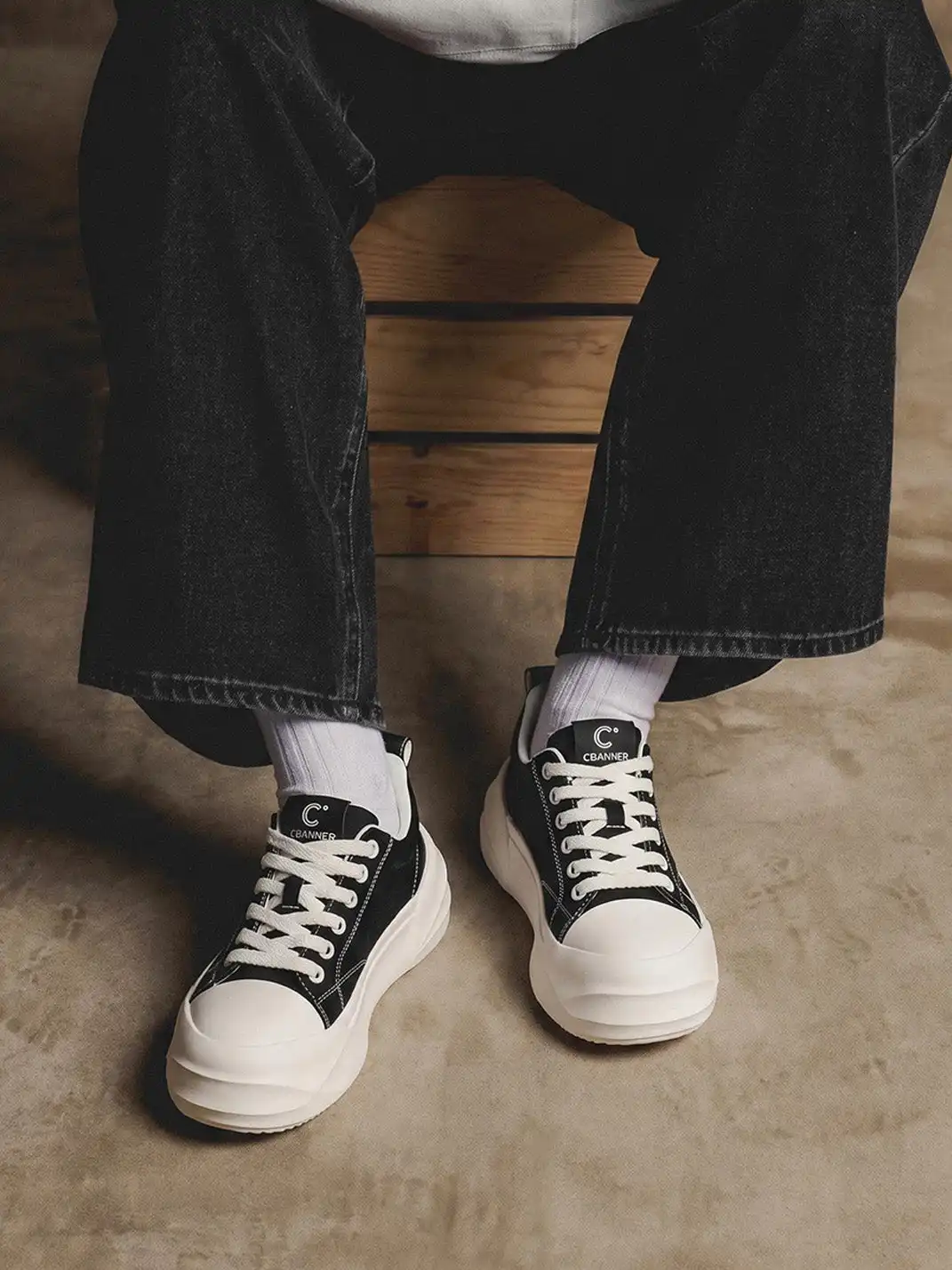 C.BANNER | 4cm Platform Casual Sneakers