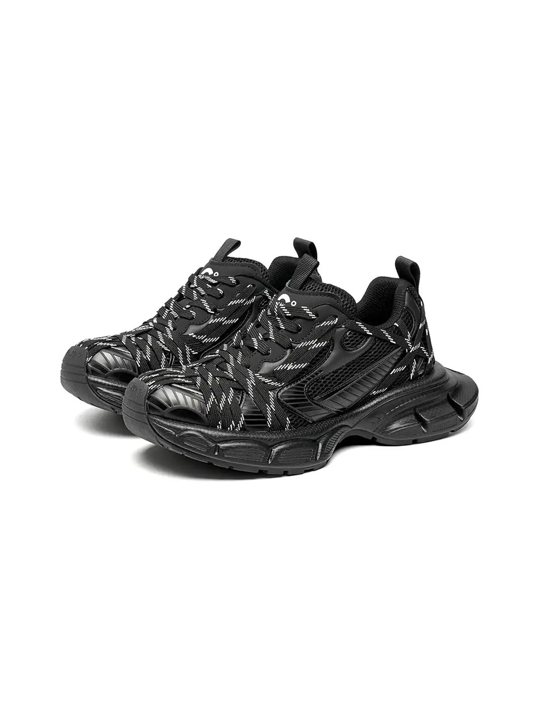 C.BANNER | Black Retro Dad Shoes