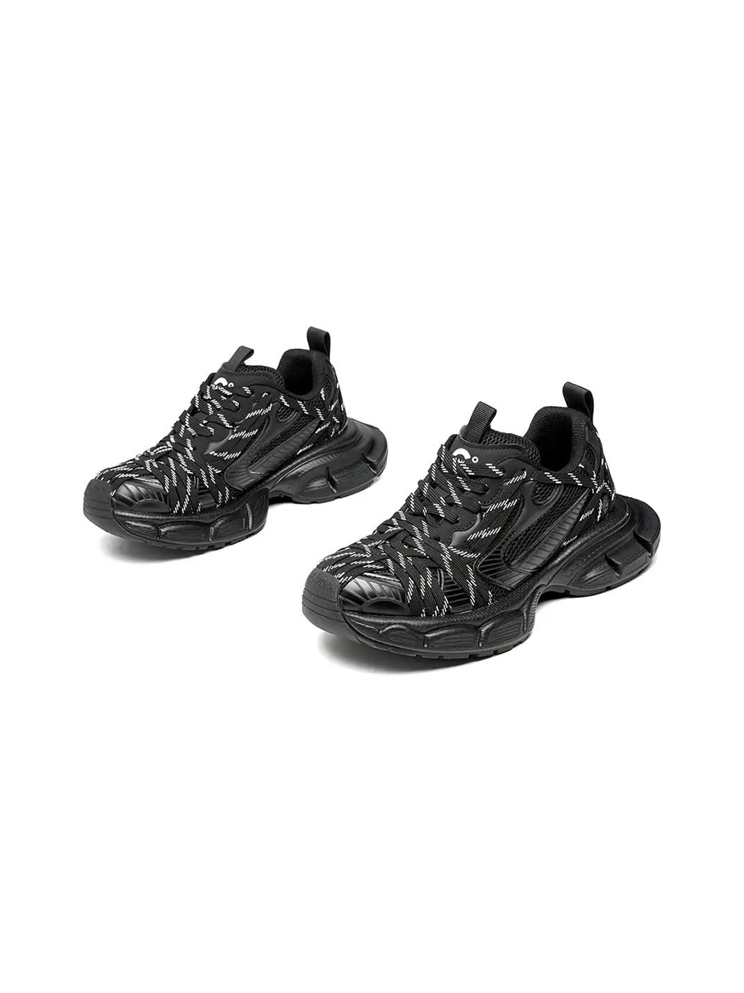 C.BANNER | Black Retro Dad Shoes