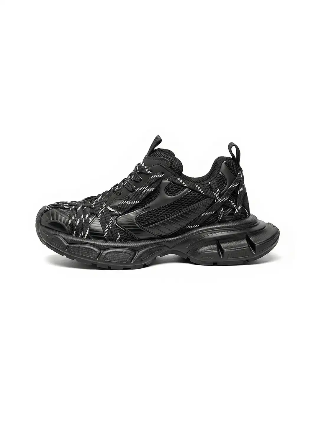 C.BANNER | Black Retro Dad Shoes
