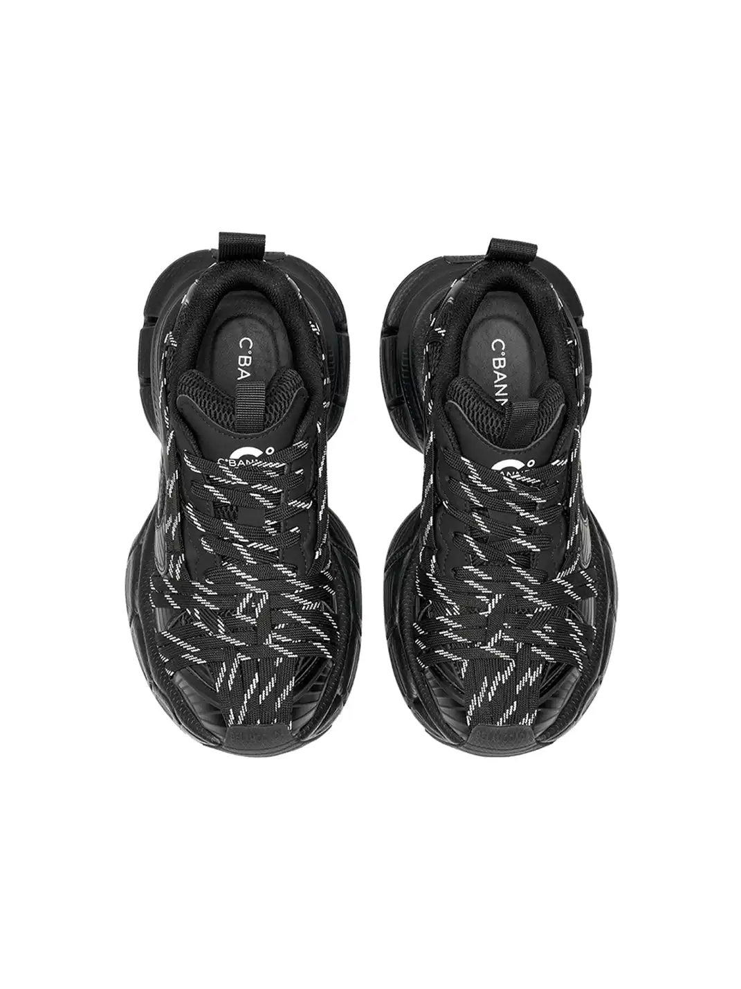 C.BANNER | Black Retro Dad Shoes